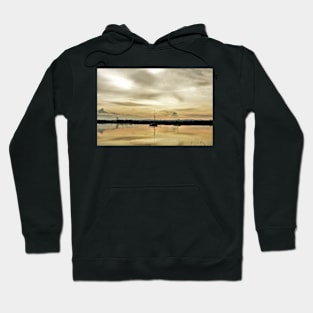 Reflections on the River Blackwater, Maldon, Essex Hoodie